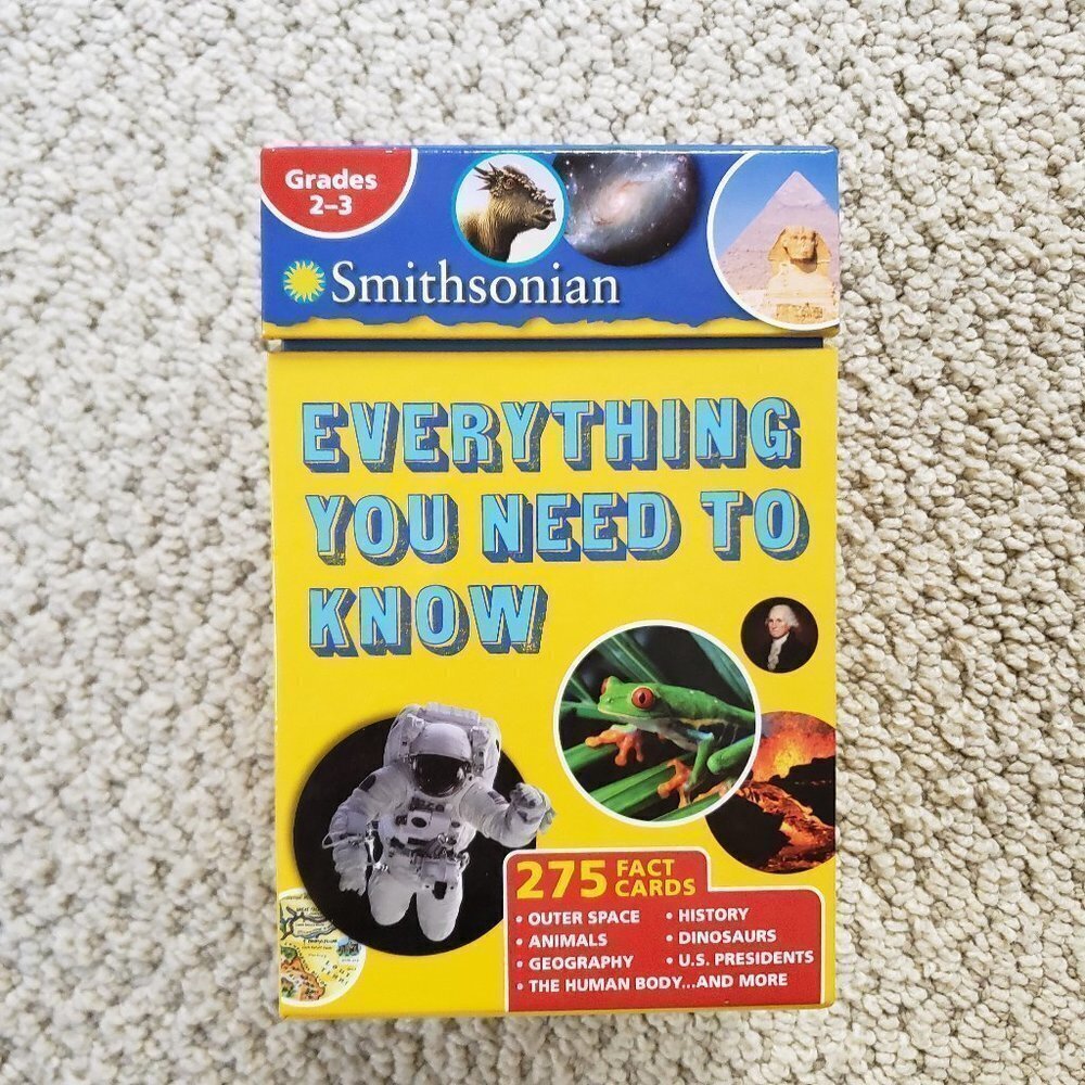 Smithsonian Everything You Need to Know: Grades 2-3 flash cards
